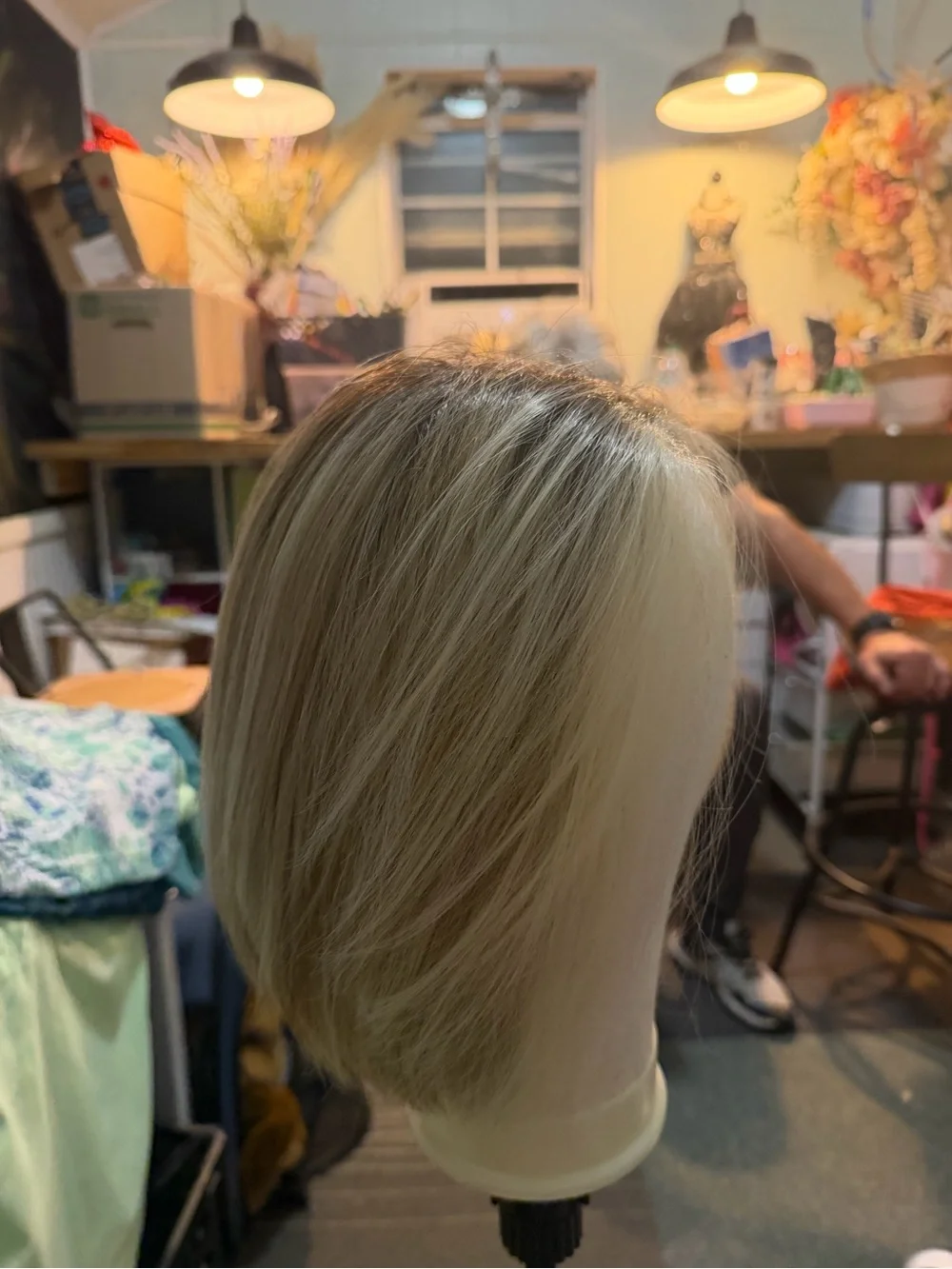Premium Light Blonde Straight Lace Front Wig - Sleek Everyday Style